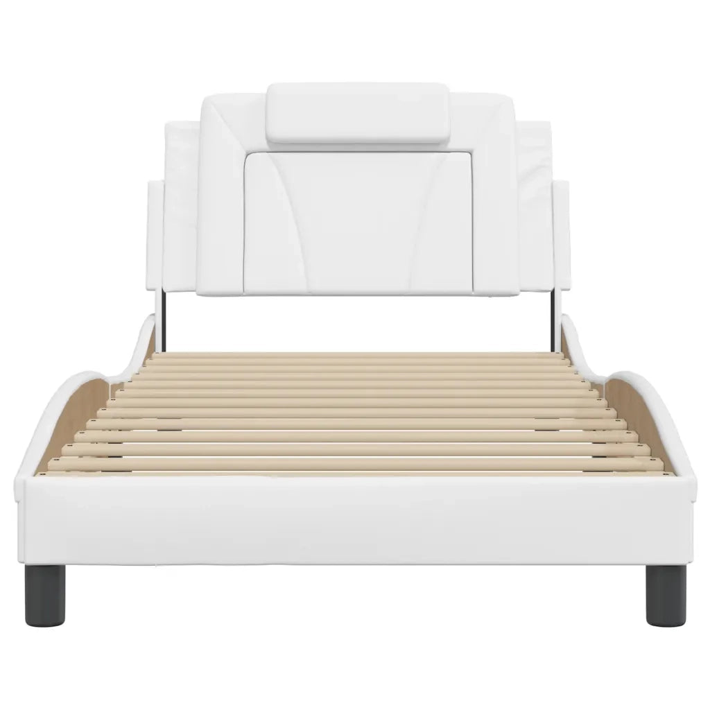 Giroletto Viana con LED senza Materasso Bianco 100x203 cm