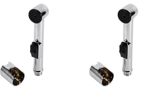 Set di Detersivo e Bidet per Bagno, Portatile e Cromato