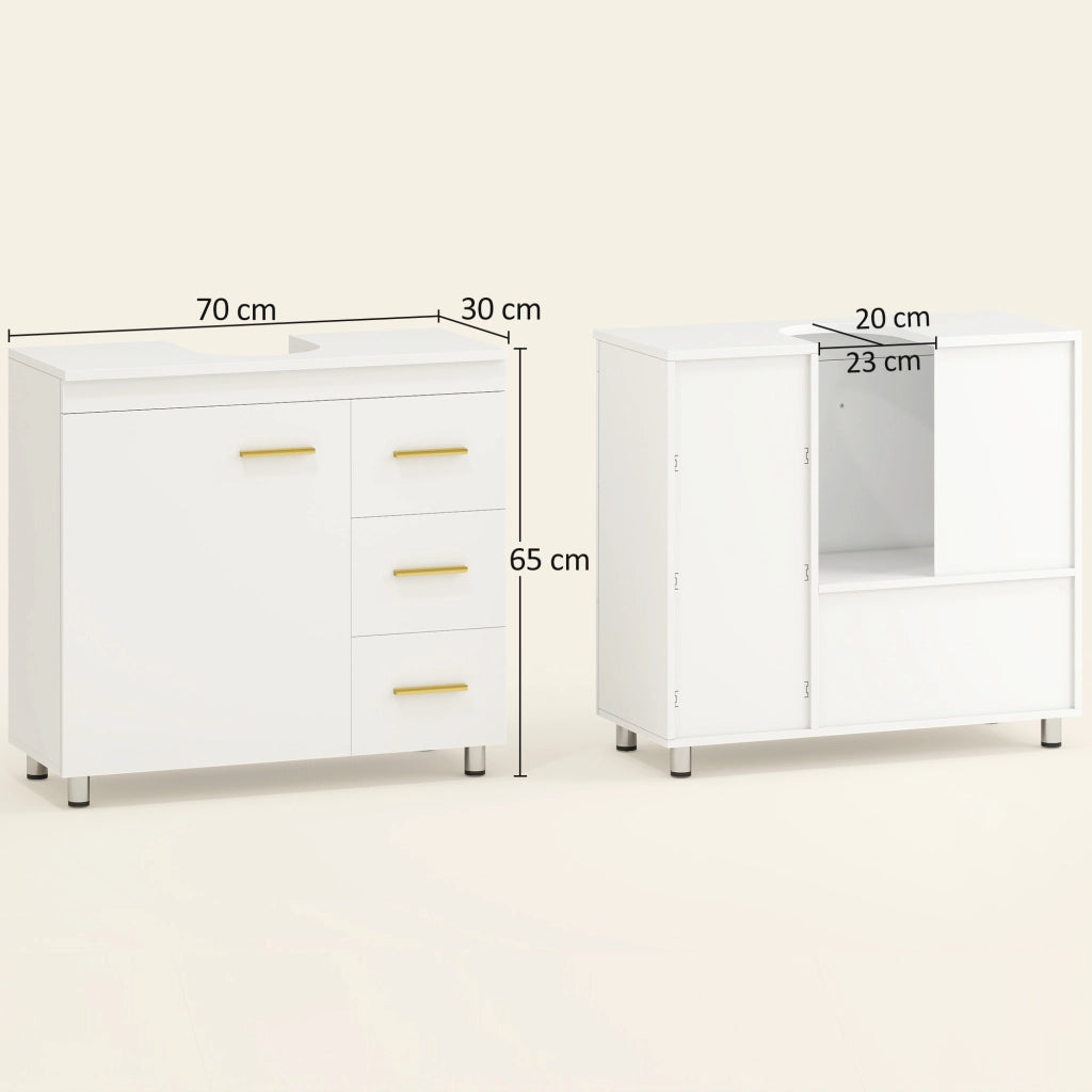 Mobile da Bagno Sottolavabo ¨C Minimal ¨C Bianco 60x30x30