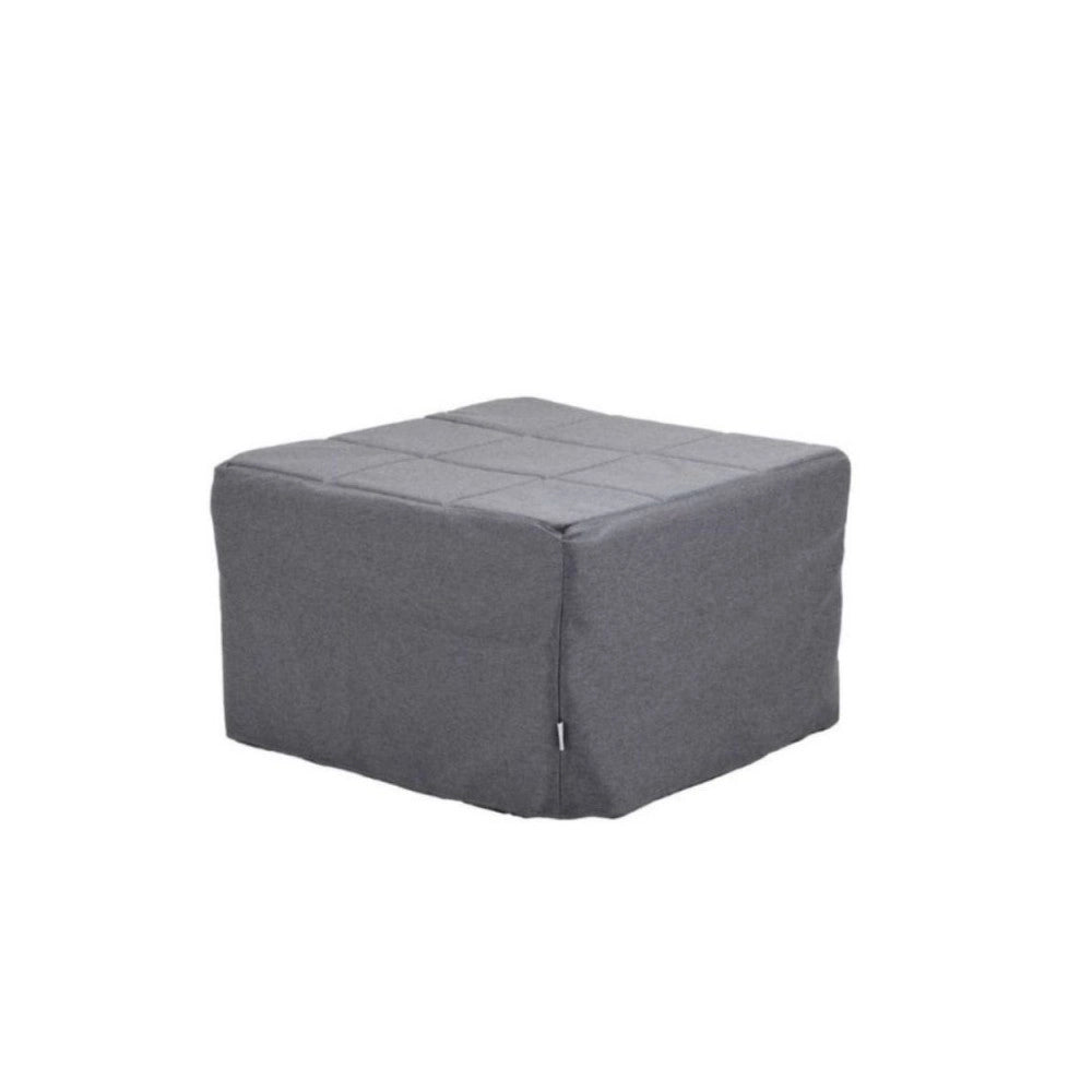 Pouf trasformabile in letto Vega tessuto grigio