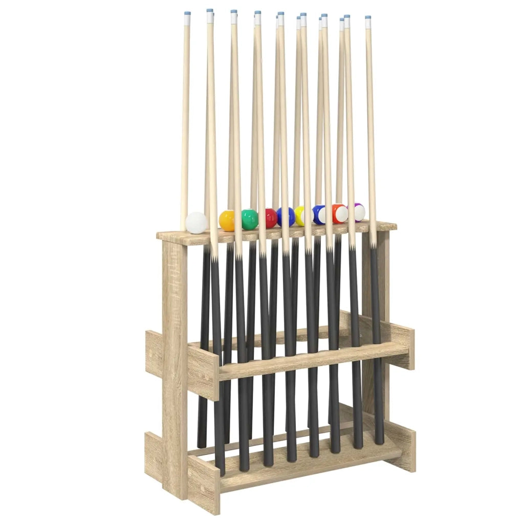 Supporto per stecche da biliardo Legno ingegnerizzato Sonoma 8006793
