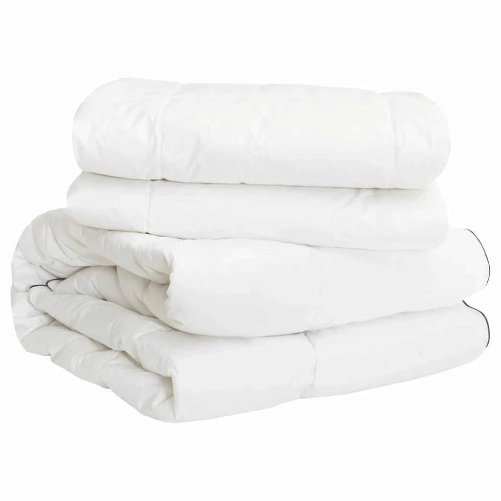 Set di Piumoni Bianco 155 x 200 cm Cotone, Bambù, Poliestere 3431521