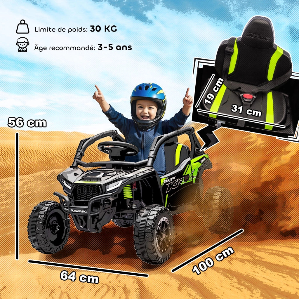 Veicolo elettrico per bambini UTV ¨C Minimal ¨C 100x64x56 cm nero