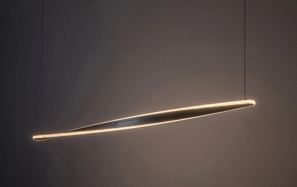 Lampada a sospensione LED Elvio Rabalux 110cm cromo