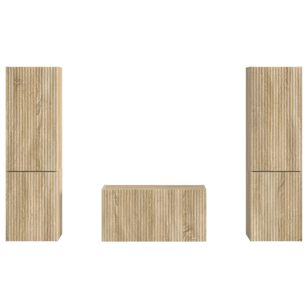 Set mobile TV 5 pcs Rovere Sonoma Legno multistrato 3409098