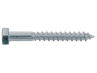 VITE TIRAFONDI PER LEGNO CLASSE 4.8 DIN-571 UNI-704- - ø mm.10x120 - 50 pezzi AMBROVIT