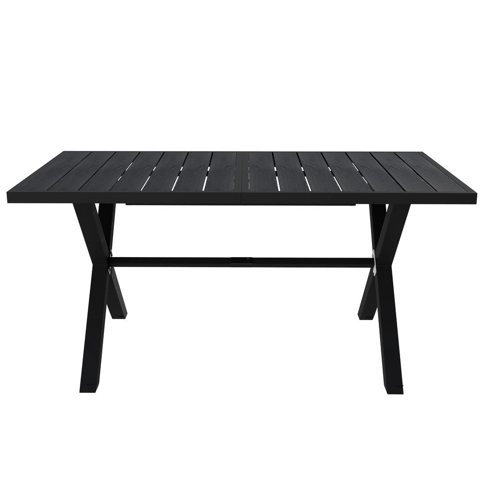 Set da esterno moderno - Zephmum- Sedute multiple in ferro con braccioli intrecciati e cuscini