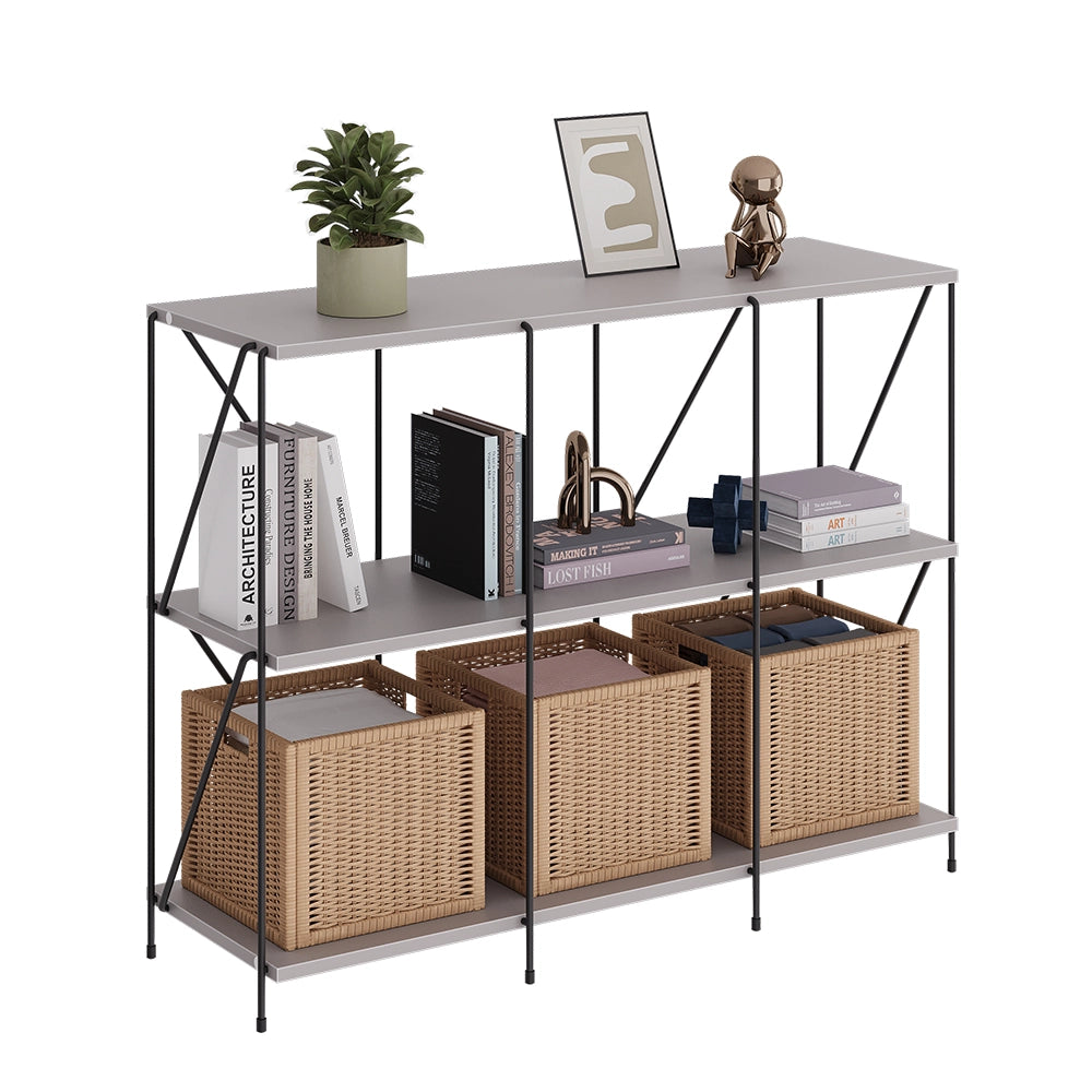 Vicco Libreria Grigio/nero 90 x 71 cm
