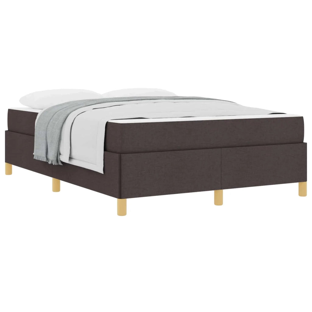 Struttura del letto Marrone Scuro 160 x 200 cm Tessuto 3398951