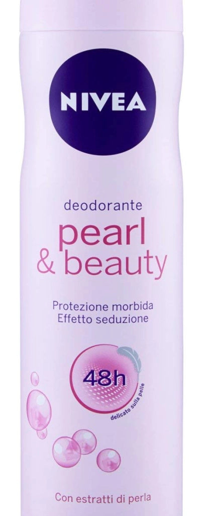 SET 2  NIVEA DEODORANTE SPRAY 150ML PEARL E BEAUTY