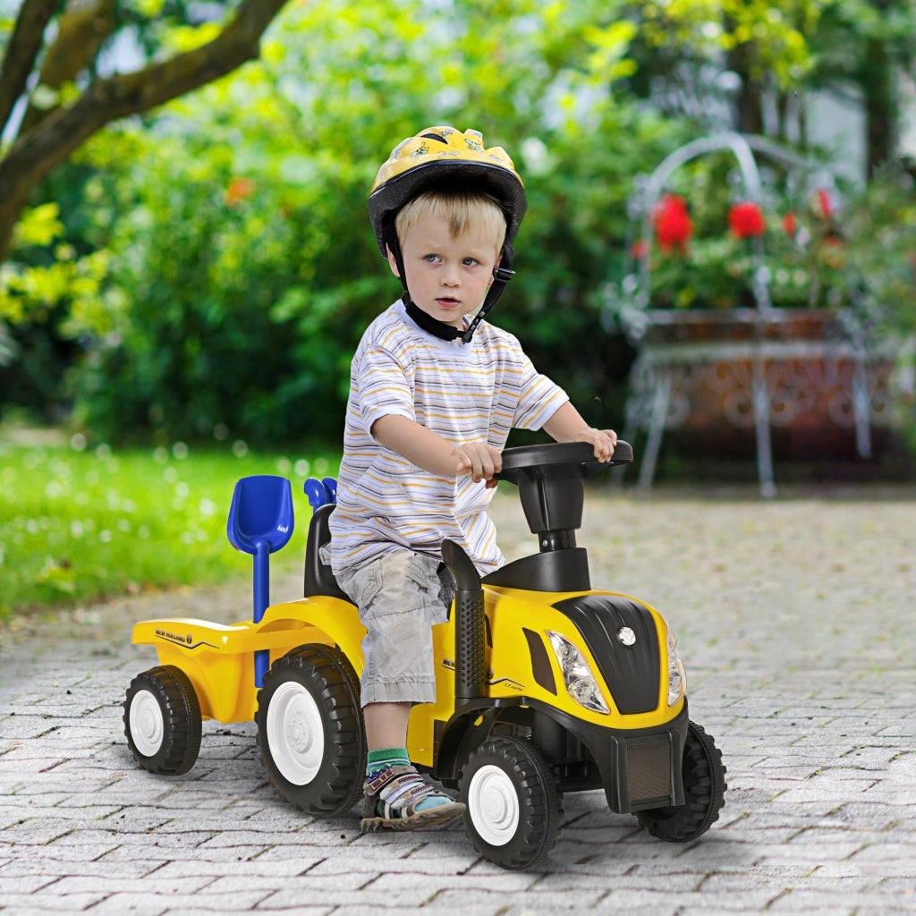 Trattore Giocattolo per Bambini ¨C Minimal ¨C Giallo 91x29x44 cm