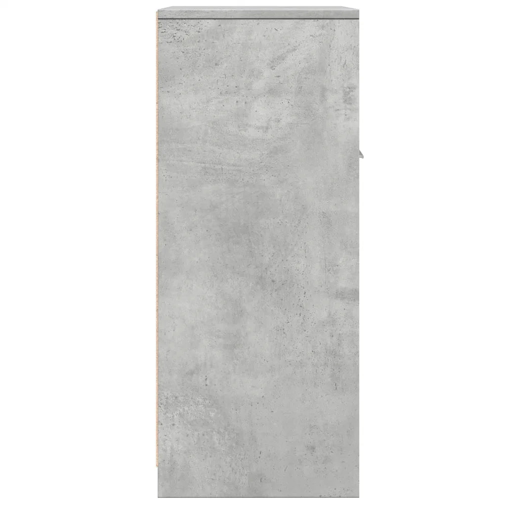 Mobile da Bagno Grigio Cemento 60x33x80 cm in Legno tecnico 856286