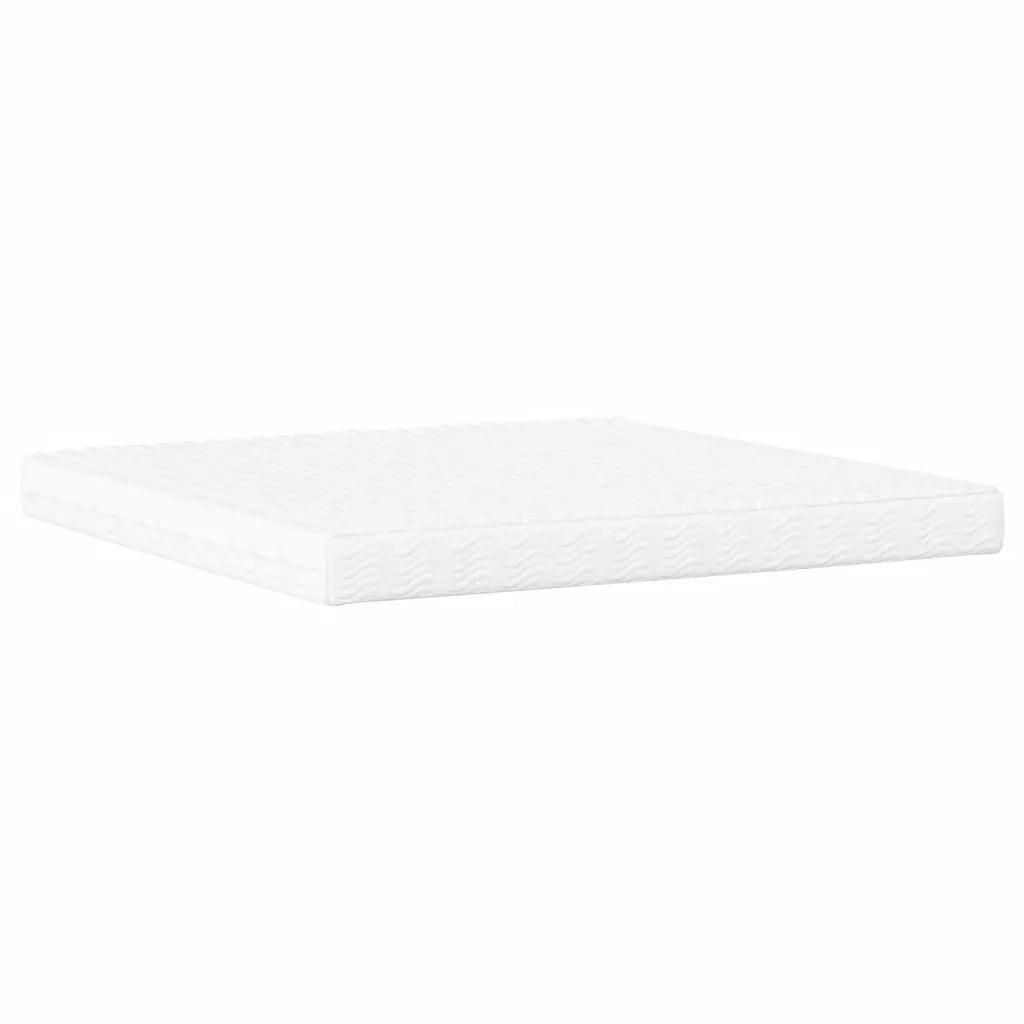 Letto Viana con Materasso Bianco 200x200cm in Similpelle