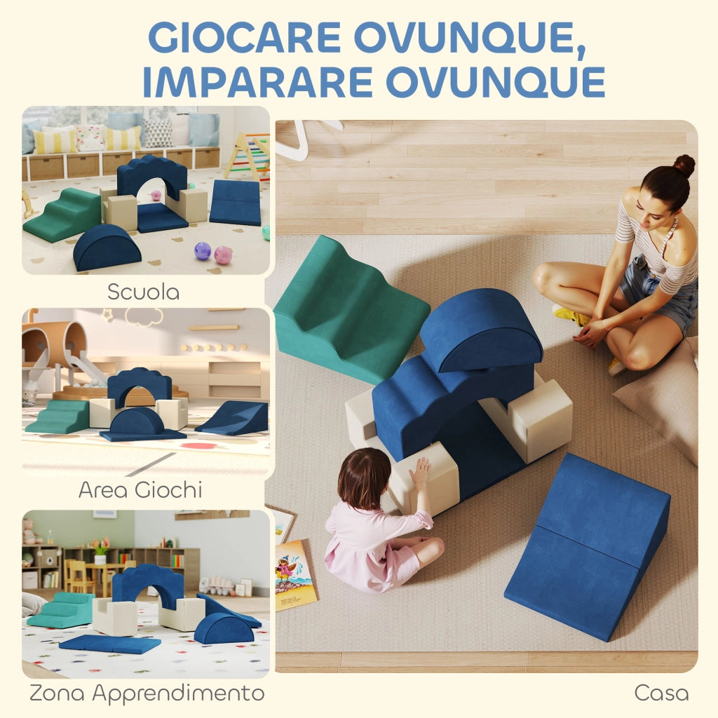 Set blocchi morbidi per bambini ¨C Minimal ¨C multicolore