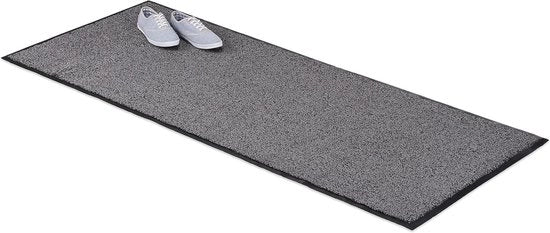 Sfregiatore extra sottile 80 x 200 cm per interni - grigio scuro