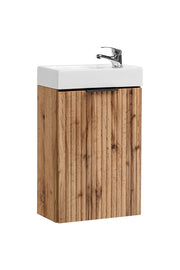 Set mobili bagno 40 cm con lavabo per mobile Vedea Adel Oak 40 cm