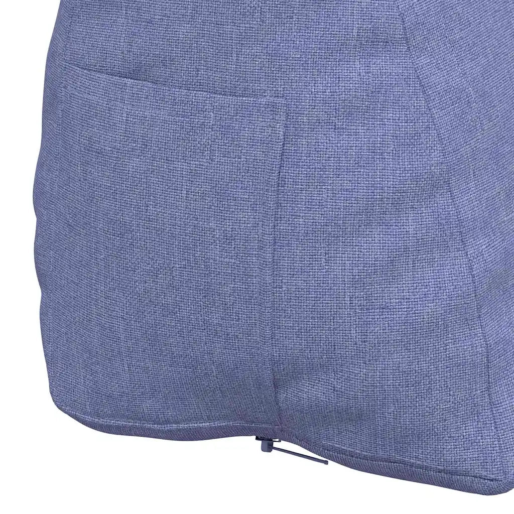 Cuscino per Schiena | Cuscino dorsale Blu jeans 45 x 20 x 35 cm Tessuto
