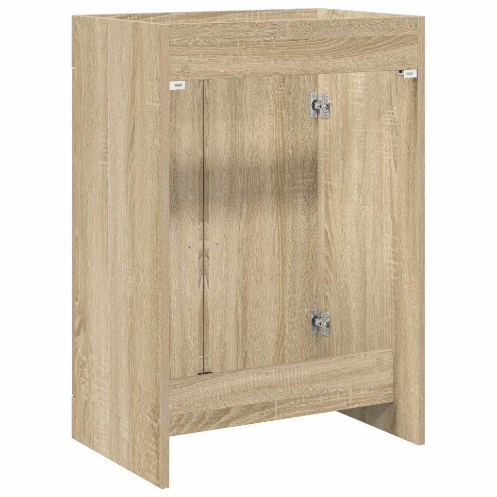 Mobiletto da Bagno Sotto Lavabo Rovere Sonoma 56 x 37,5 x 81 cm 890682