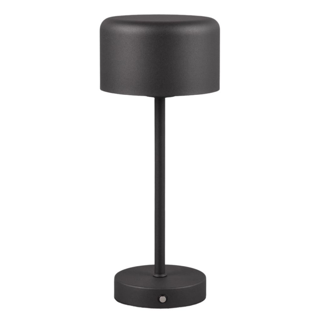 Lampada da tavolo ricaricabile touch LED nera RL Jeff