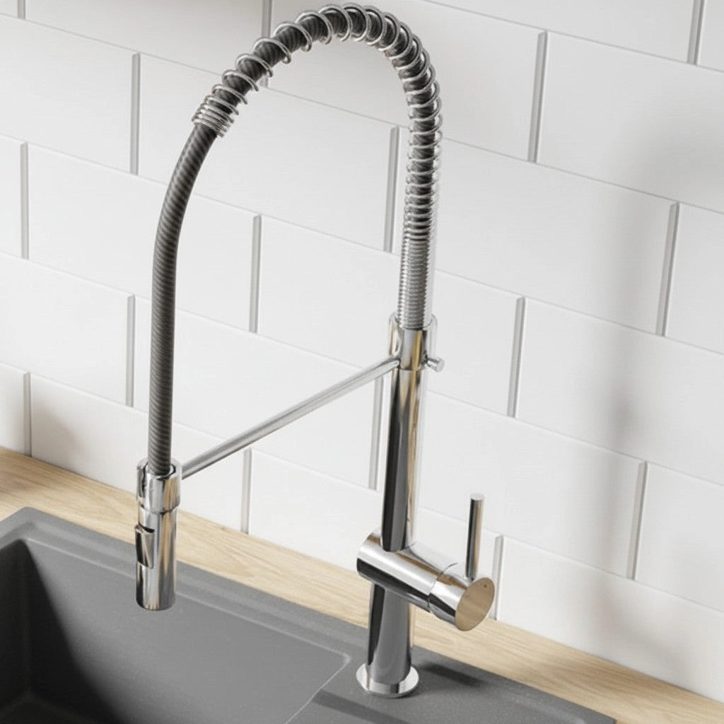 Miscelatore per cucina con doccia, alto