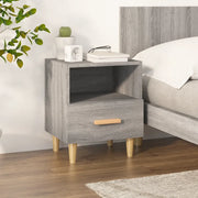 Comodino Grigio Sonoma 40x35x47 cm 817299