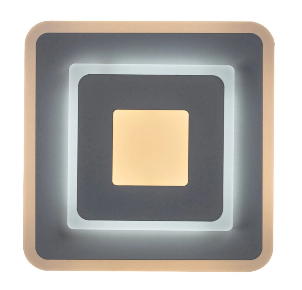 Plafoniera LED quadrata 20cm 12W CCT bianca Rabalux