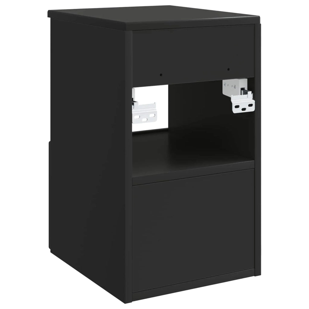 Mobile da Bagno Nero 30 x 41 x 50 cm Legno ingegnerizzato 890493