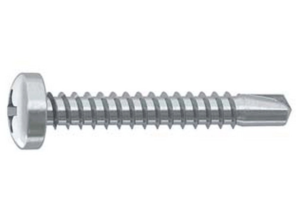 1000pz vite autoperforante tc cava ph in acciaio zincato bianco - ø mm.3,5x9,5 cod:ferx.fer439725