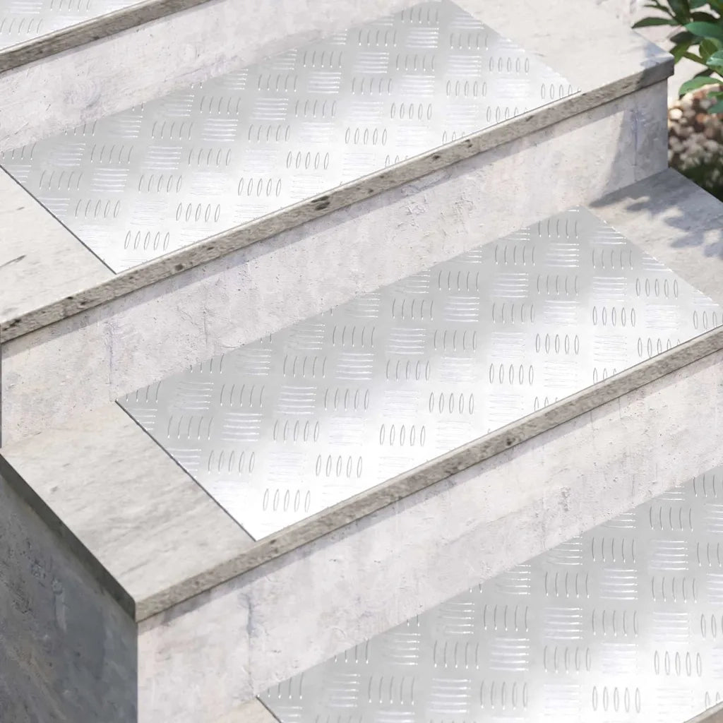 Gradini per Scale 2 pcs Argento 70 x 30 cm Alluminio 4104301