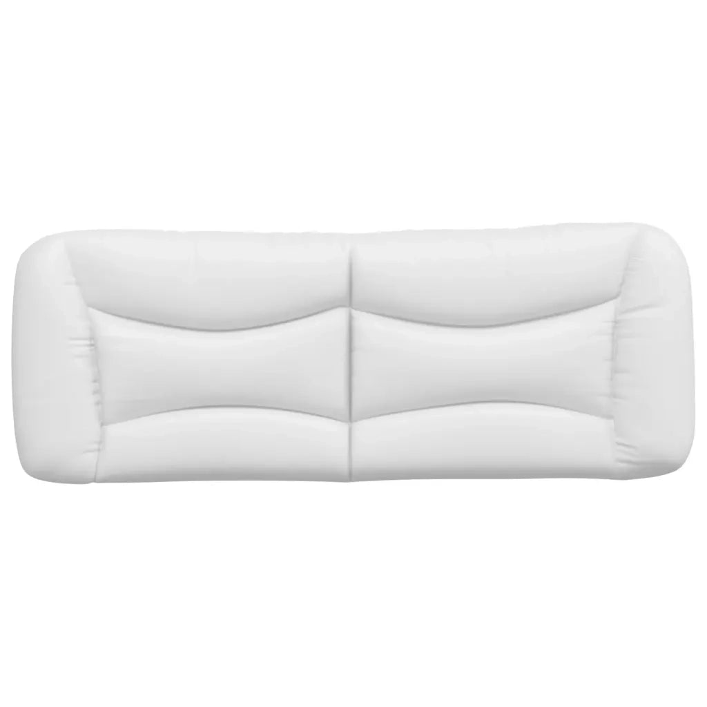 Cuscino Testiera Hvar Bianco 120 cm in Similpelle 374569