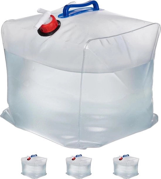 Ottonecola trasparente 20 litri - picknick - serbatoio di plastica trasparente