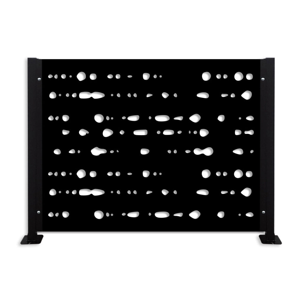 Ringhiera DEKOPLAST rettangolare mod. MATRIX-H Colre: Nero