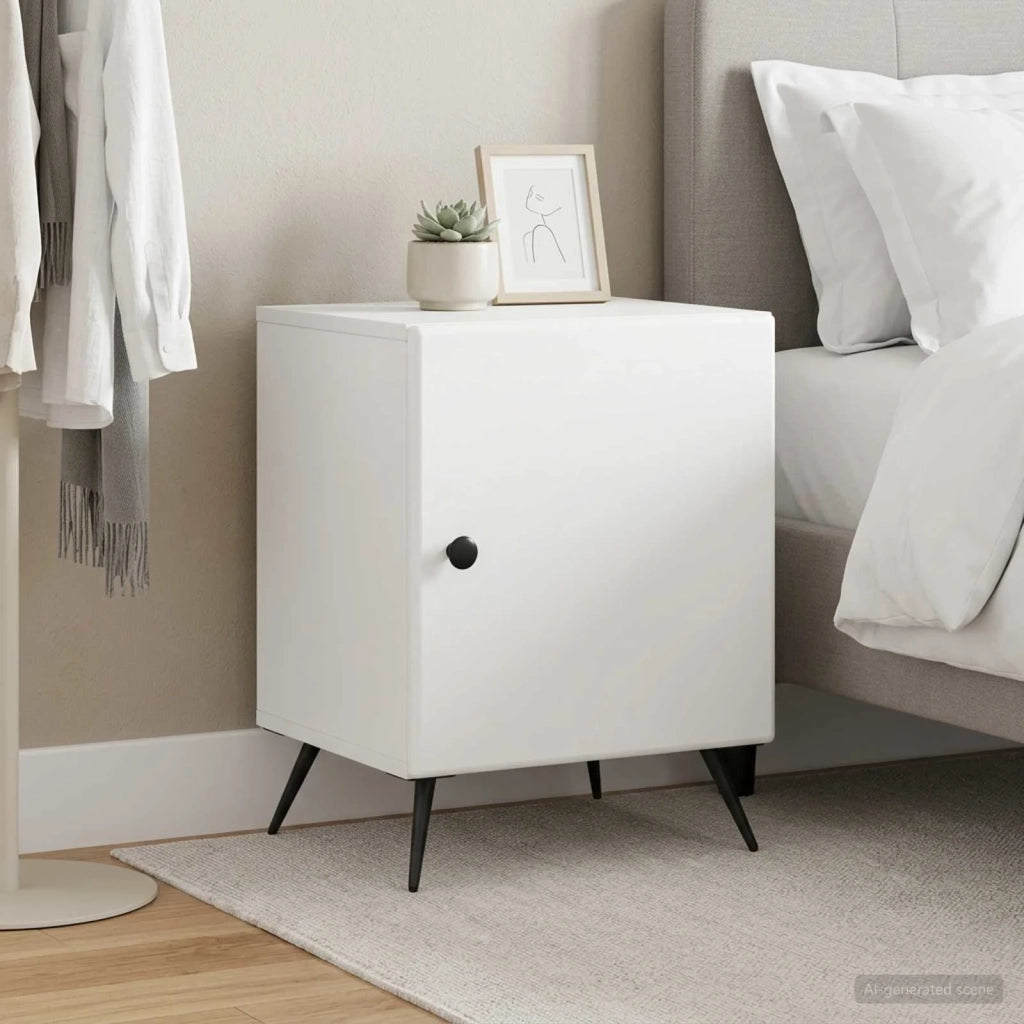 Armadio da Notte 2 pcs Bianco 43 x 34,5 x 50 cm 895486
