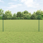 Palo della recinzione 44 pcs Verde 160 cm Acciaio 3335921