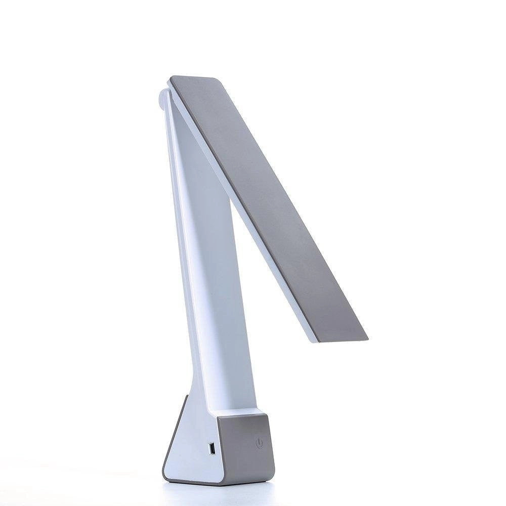 Trade Shop - Lampada Da Scrivania 15 Led 4w Pieghevole Luce Bianca Neutra Gialla U12b -