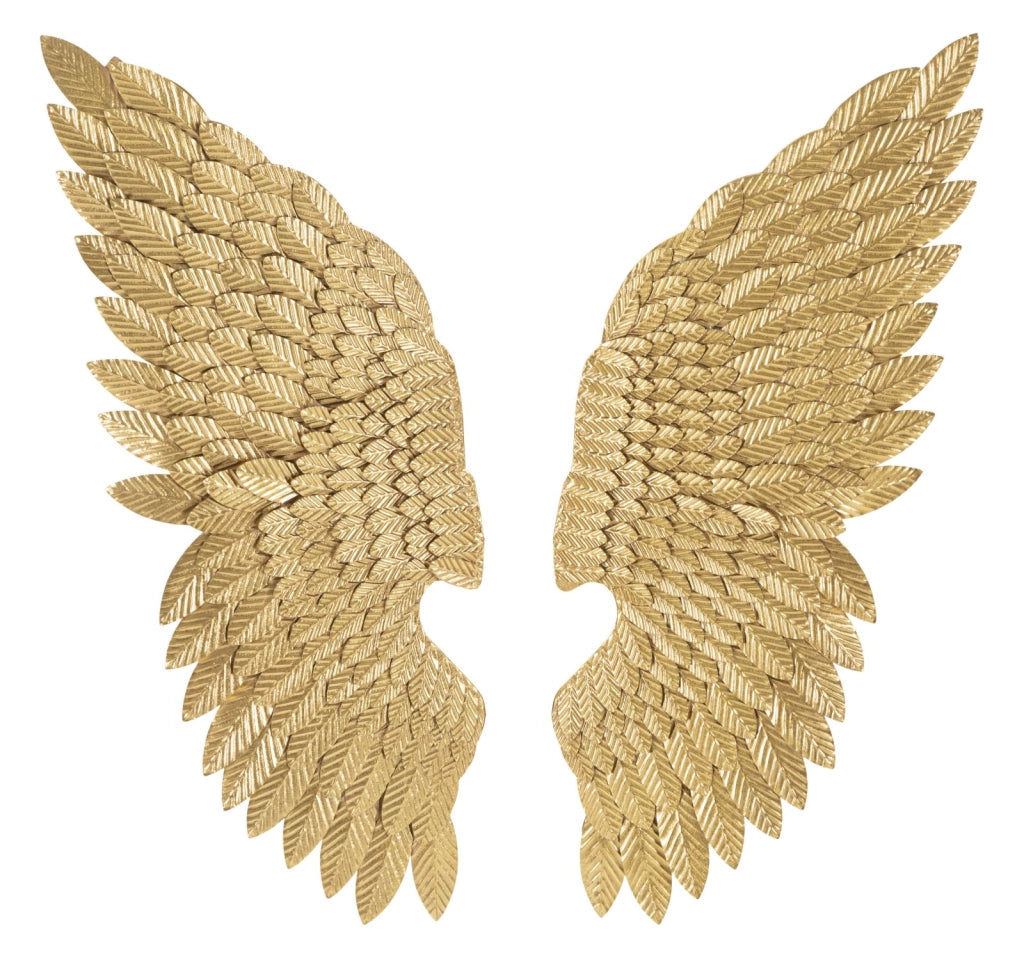 Pannello Ali Beauty 37,5x100x3 cm in Ferro Oro