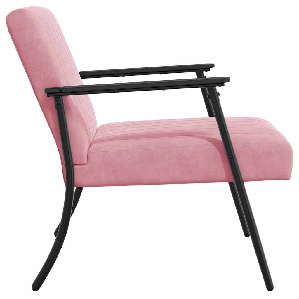poltrona Rosa 59 x 75 x 78 cm Velluto 42017683