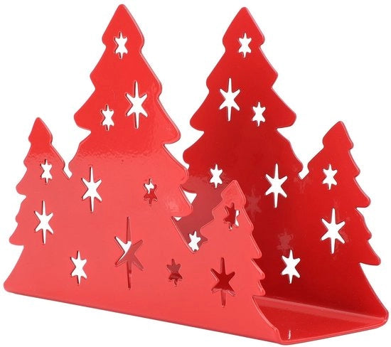 Supporto per Tavolo in Stile Albero di Natale - Acciaio Inossidabile - Sostenibile - Stile - Supporto per Fazzoletti di Papier - Decorazione per la Tavola da Pranzo - Supporto per Asciugamani di Papier