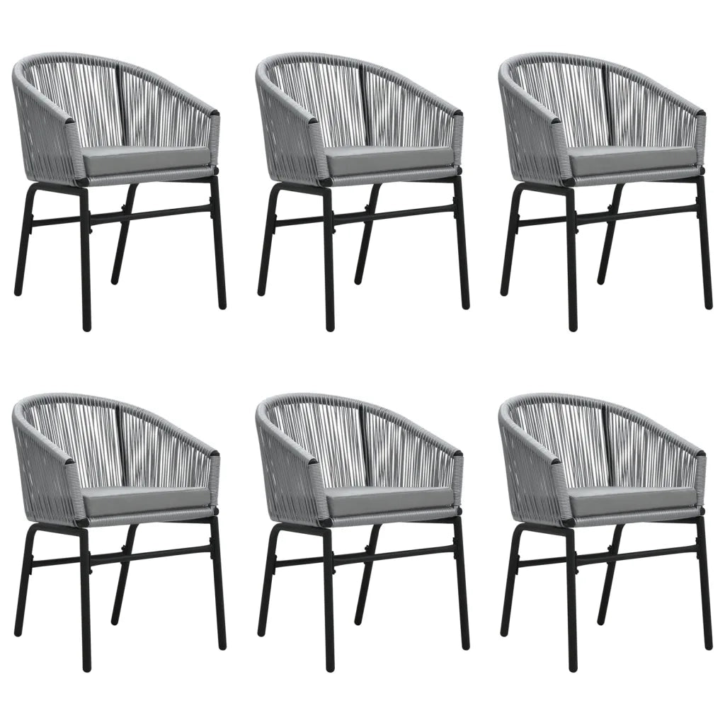 Set da Pranzo da Giardino 7 pz Grigio 3099254