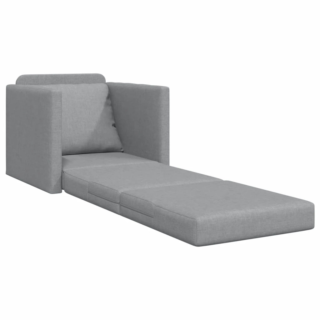 Divano letto 60cm Grigio chiaro Tessuto 4106621