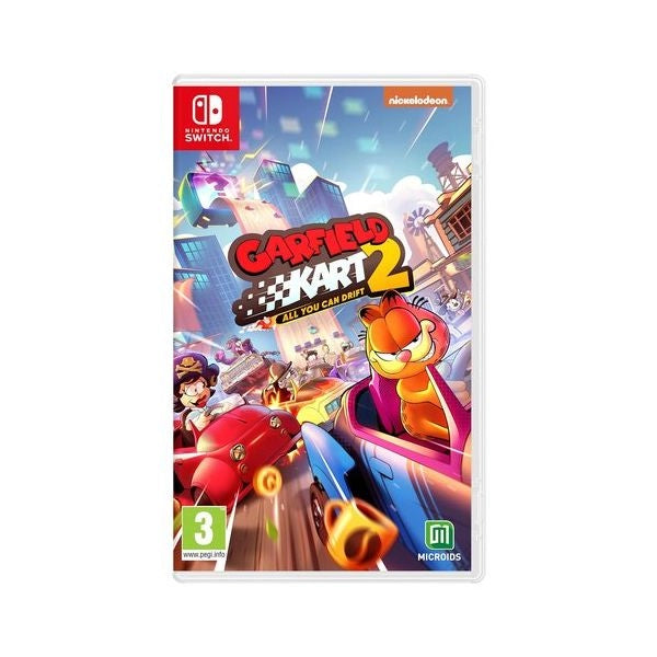 Videogioco microids 1179842 switch garfield kart 2 all you can drift