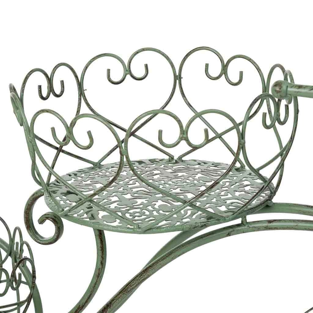Portavaso verde, 67x21x38h cm
