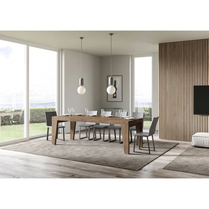 Tavolo allungabile 140/400x90 cm Naxy Premium - Noce