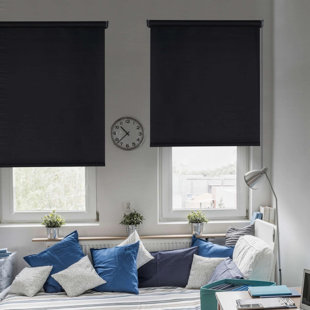 Tenda a rullo oscurante Moon Nero 120x250 cm