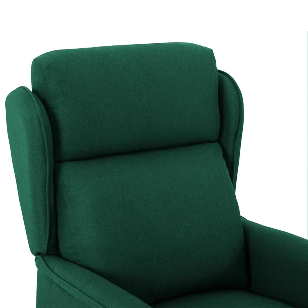 Sedia da massaggio Verde Scuro 93.5 x 67.5 x 101.5 cm Tessuto 348355