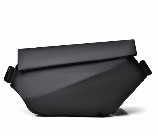 Borsa a tracolla modaiola impermeabile - Borsa multi tasca per viaggi e uscita, Nero