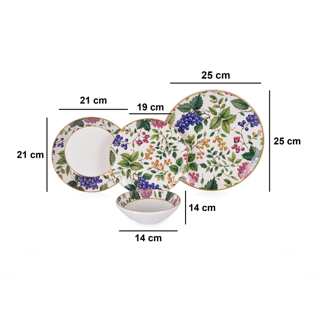 Noma, Servizio Piatti set da 24, Multicolore