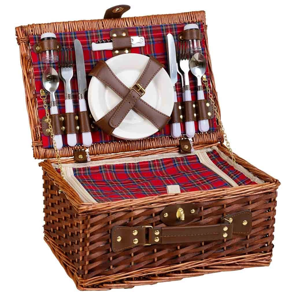 Cestino pic-nic marrone 40x28x19h
