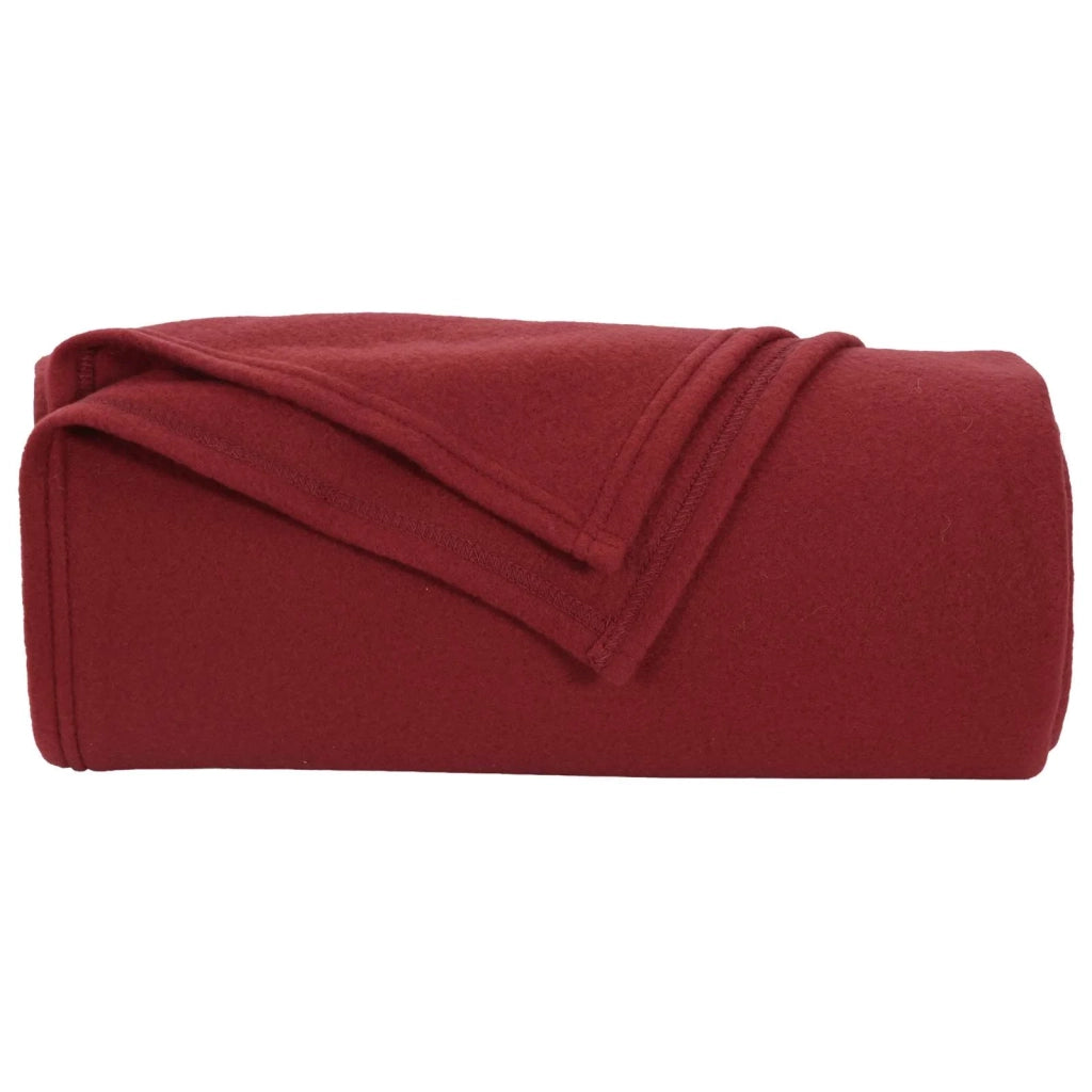 Coperta Rosso Bordeaux 270 x 240 cm Panno 42017032