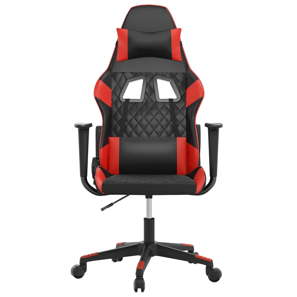 Sedia da Gaming Nera e Rossa in Similpelle 3143754